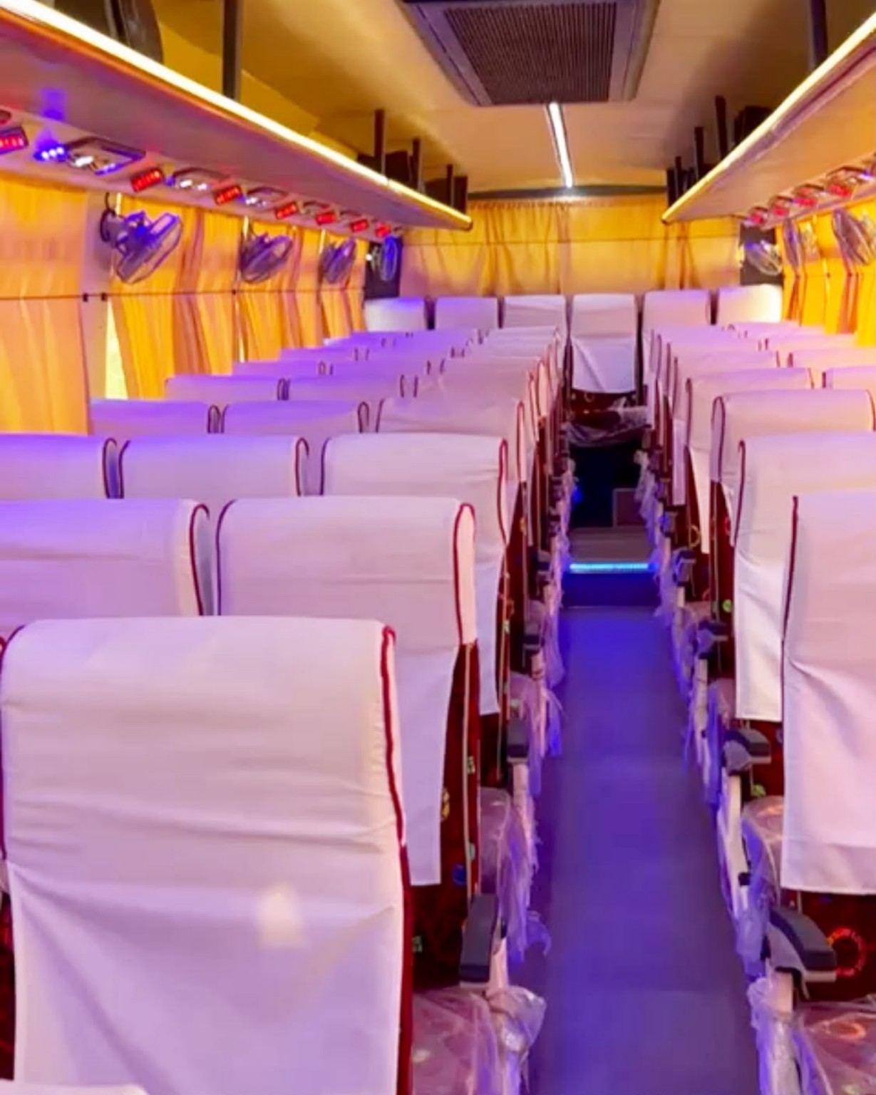 Jagdambay premium covered seating interior