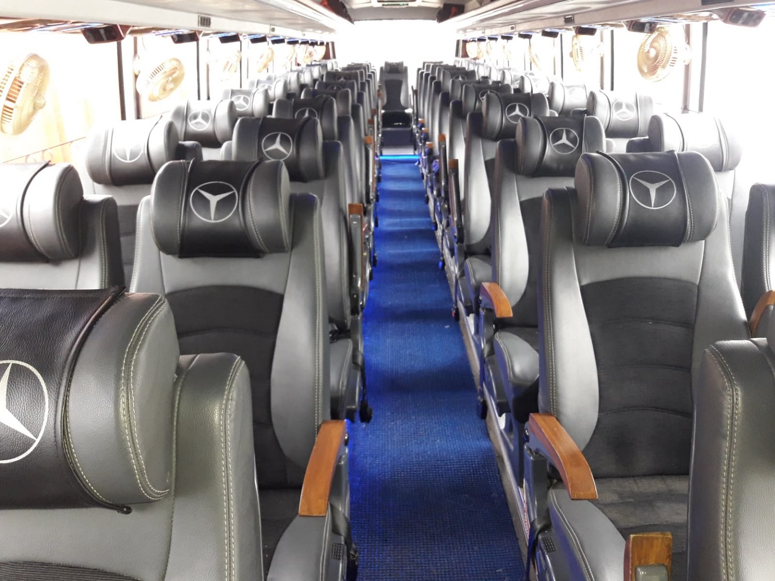 Jagdambay premium bus interior