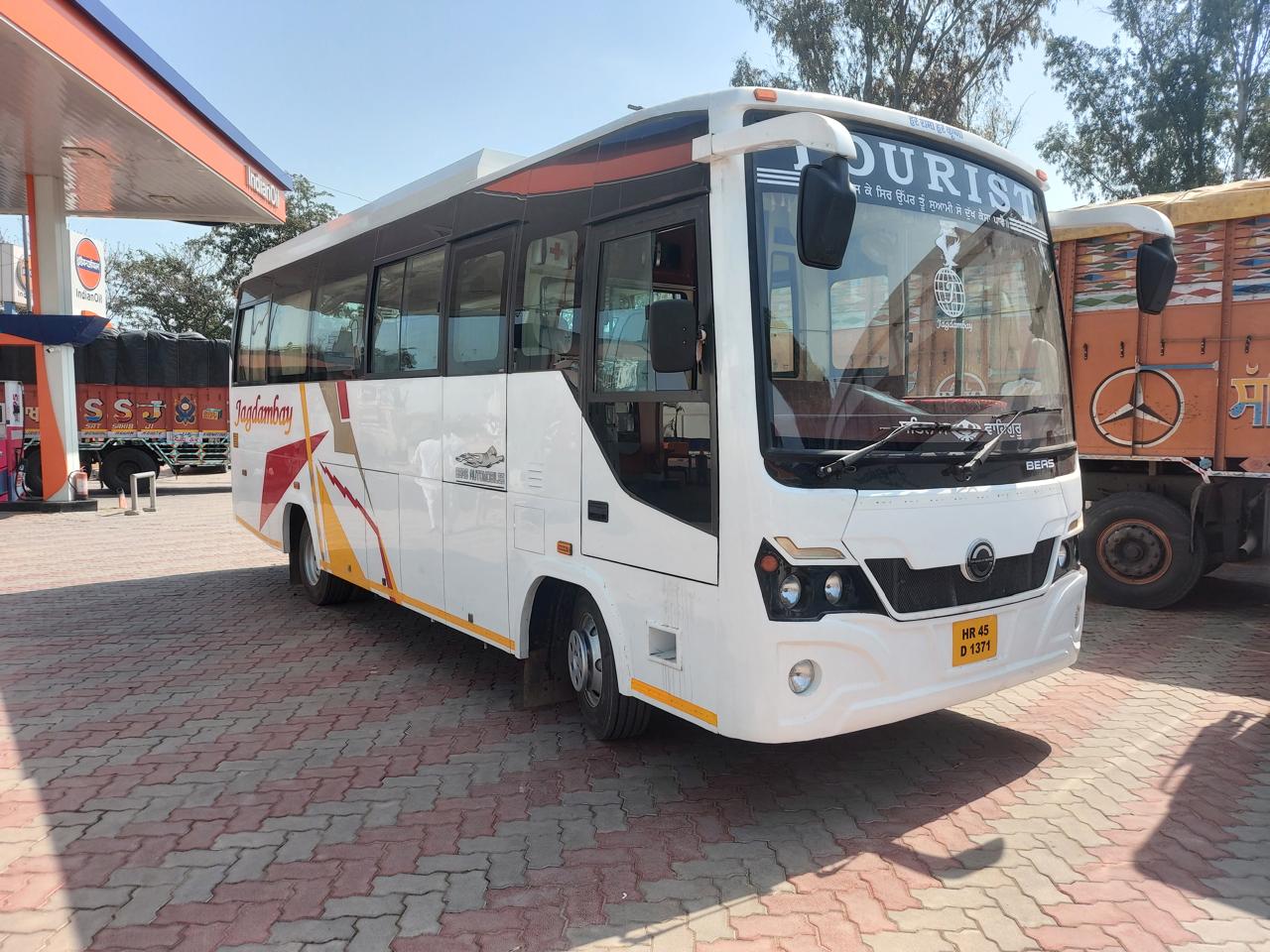 Jagdambay 27 seater bus